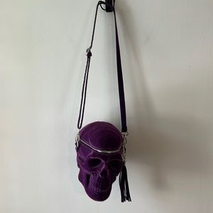 Killstar Purple Skull Bag
